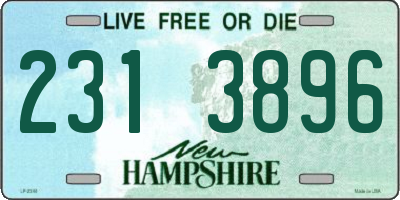 NH license plate 2313896