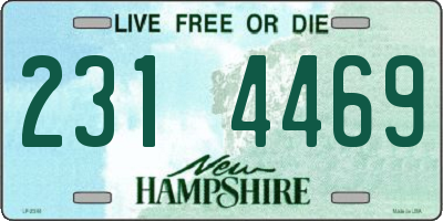 NH license plate 2314469
