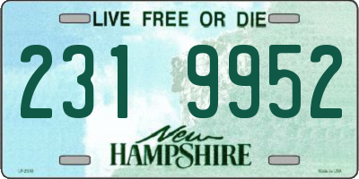 NH license plate 2319952