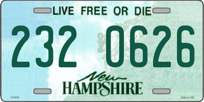 NH license plate 2320626
