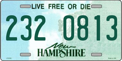 NH license plate 2320813