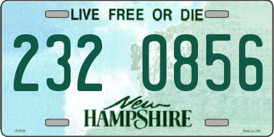 NH license plate 2320856