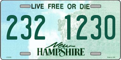 NH license plate 2321230