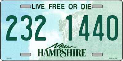 NH license plate 2321440