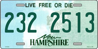 NH license plate 2322513