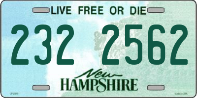 NH license plate 2322562