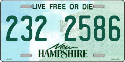 NH license plate 2322586