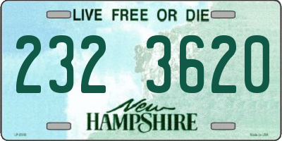 NH license plate 2323620