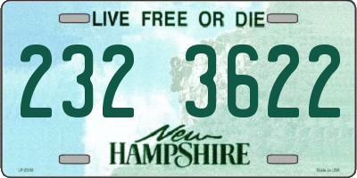 NH license plate 2323622