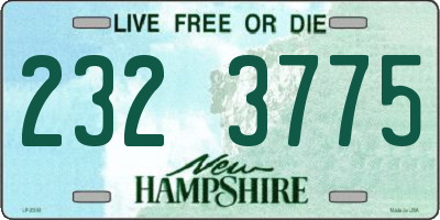 NH license plate 2323775