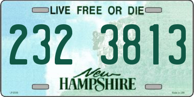 NH license plate 2323813