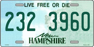 NH license plate 2323960