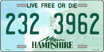 NH license plate 2323962