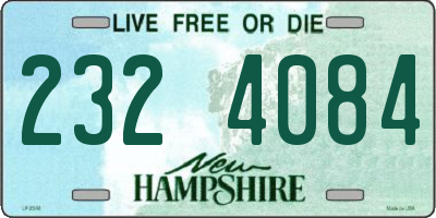 NH license plate 2324084