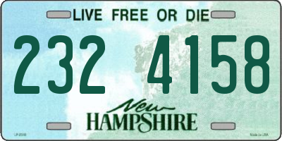 NH license plate 2324158