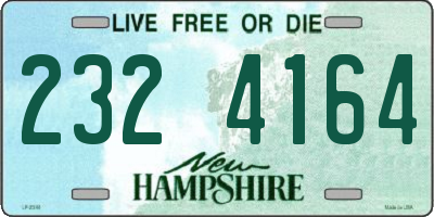 NH license plate 2324164