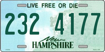 NH license plate 2324177