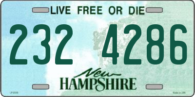 NH license plate 2324286
