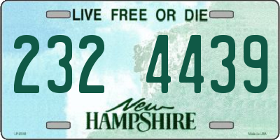 NH license plate 2324439