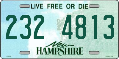 NH license plate 2324813