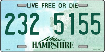 NH license plate 2325155