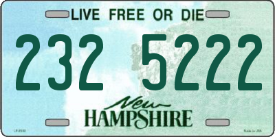 NH license plate 2325222