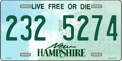 NH license plate 2325274