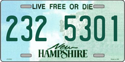NH license plate 2325301