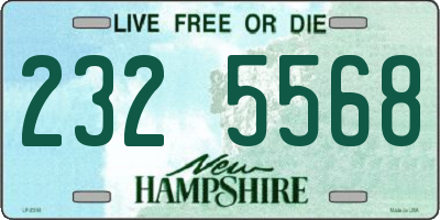 NH license plate 2325568