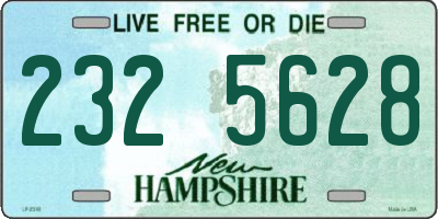 NH license plate 2325628
