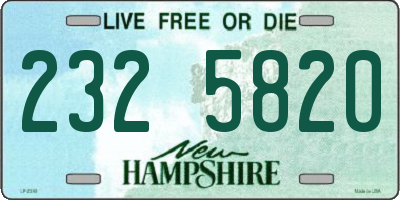 NH license plate 2325820