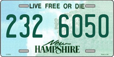 NH license plate 2326050
