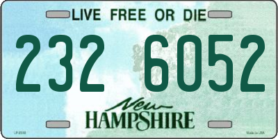 NH license plate 2326052