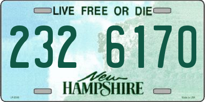NH license plate 2326170