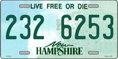 NH license plate 2326253