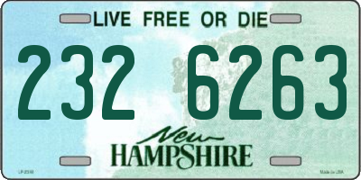 NH license plate 2326263