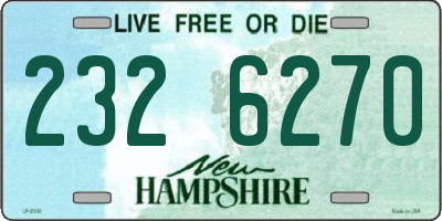 NH license plate 2326270