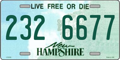 NH license plate 2326677