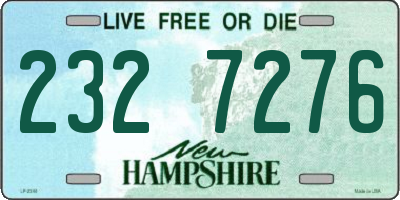 NH license plate 2327276