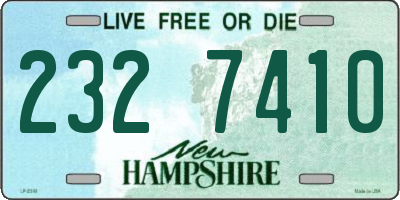 NH license plate 2327410