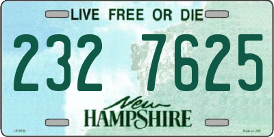 NH license plate 2327625