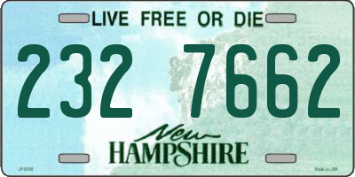 NH license plate 2327662