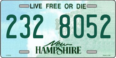 NH license plate 2328052