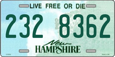 NH license plate 2328362