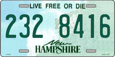 NH license plate 2328416