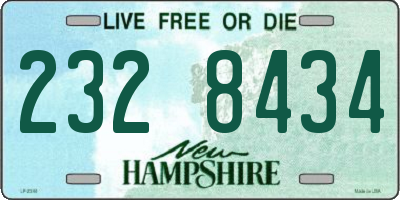 NH license plate 2328434