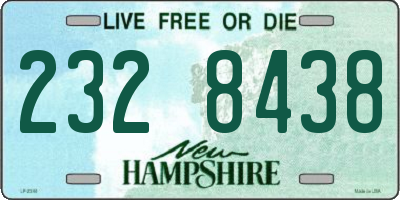 NH license plate 2328438