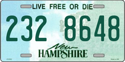 NH license plate 2328648