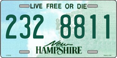 NH license plate 2328811