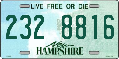NH license plate 2328816